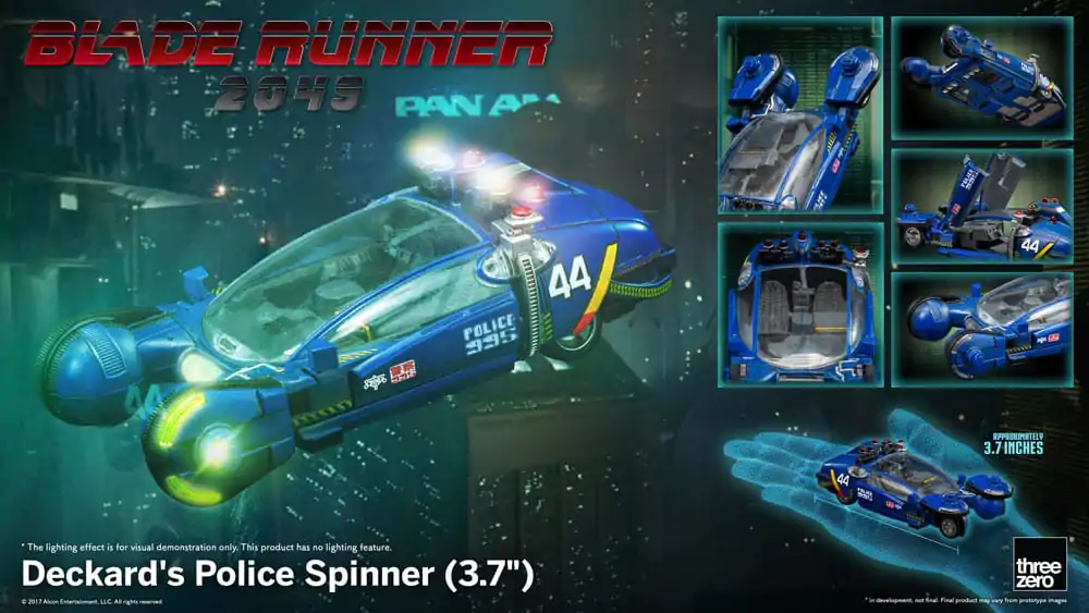 Blade Runner 2049 Vehicle Deckard's Police Spinner 10 cm termékfotó