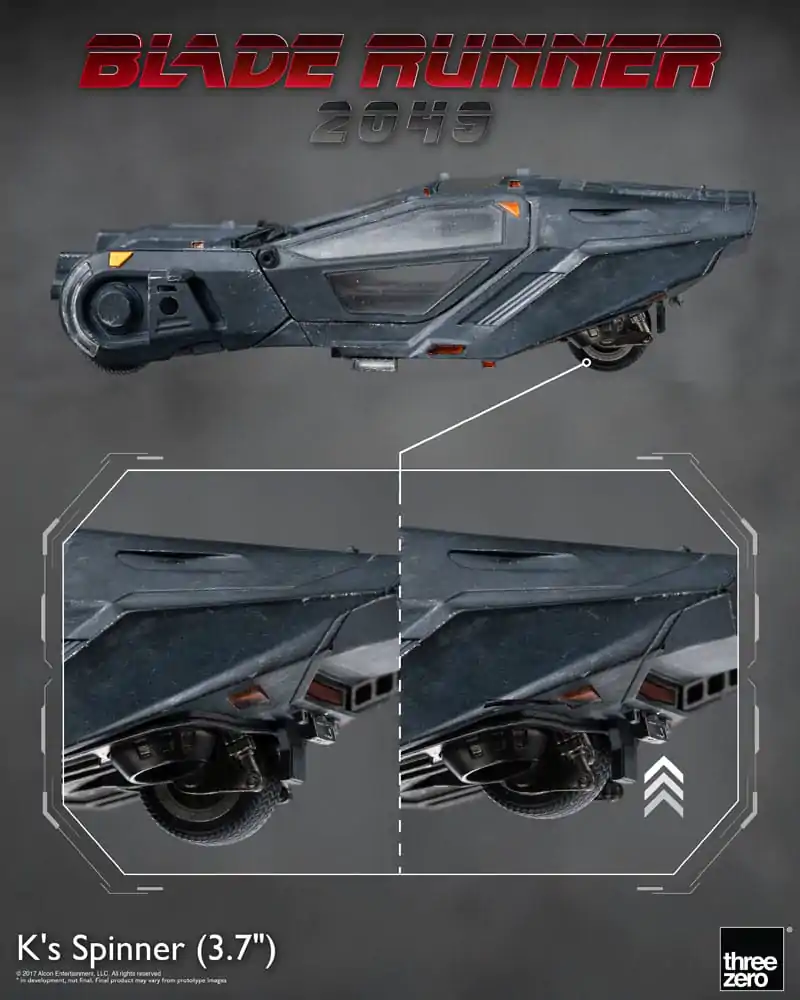 Blade Runner 2049 Vehicle K's Spinner 10 cm termékfotó