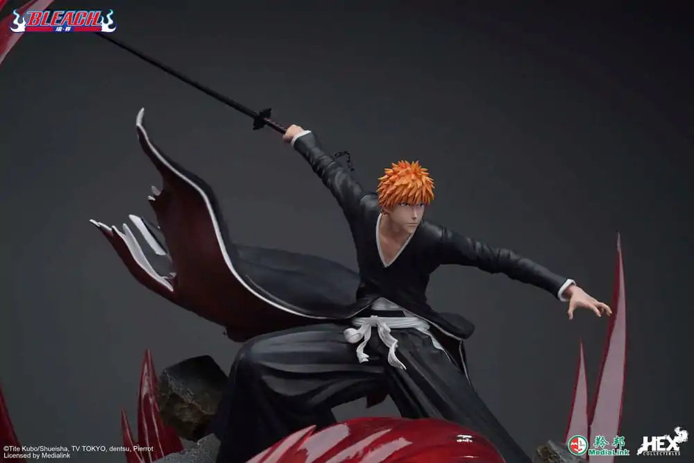 Bleach Elite Dynamic Statue 1/6 Ichigo Kurosaki 51 cm termékfotó