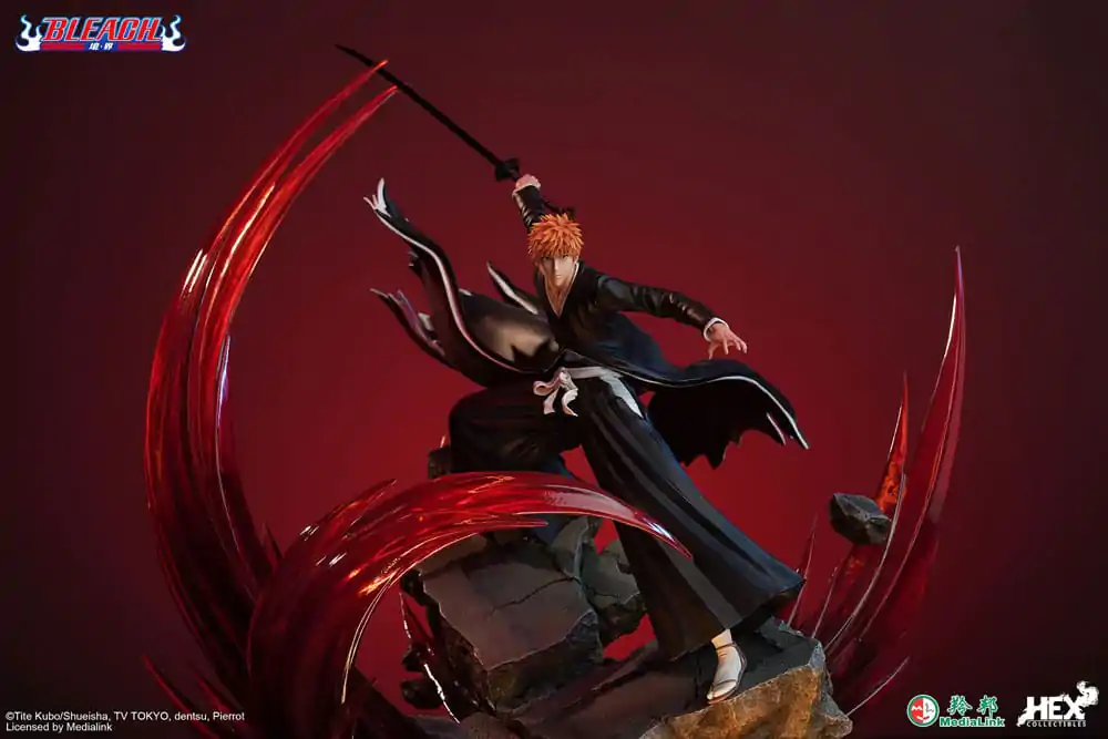 Bleach Elite Dynamic Statue 1/6 Ichigo Kurosaki 51 cm termékfotó