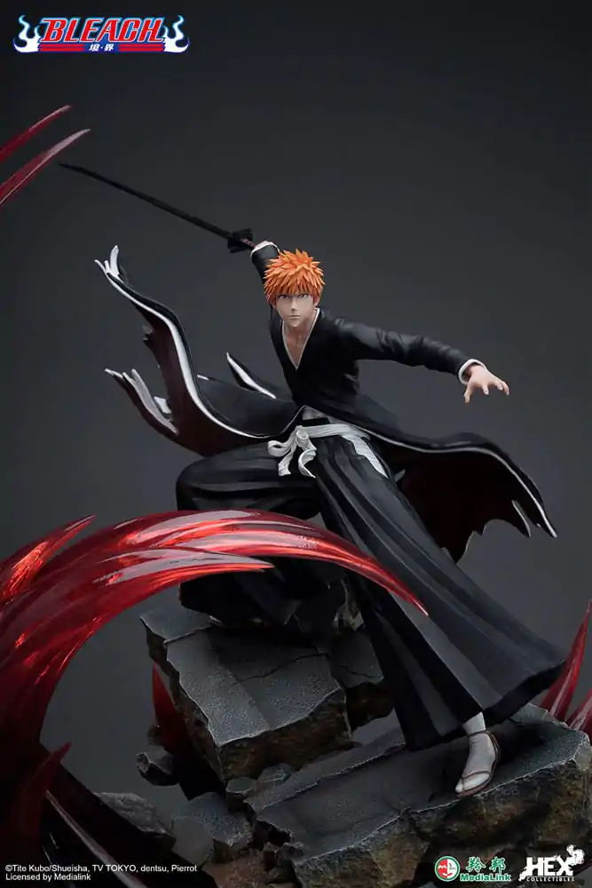 Bleach Elite Dynamic Statue 1/6 Ichigo Kurosaki 51 cm termékfotó