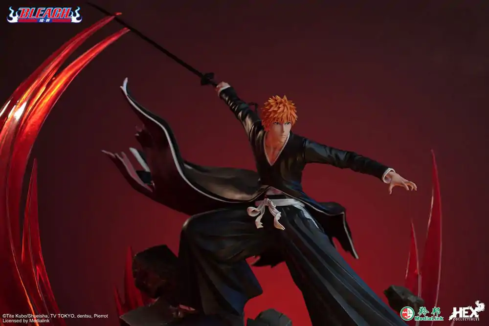 Bleach Elite Dynamic Statue 1/6 Ichigo Kurosaki 51 cm termékfotó