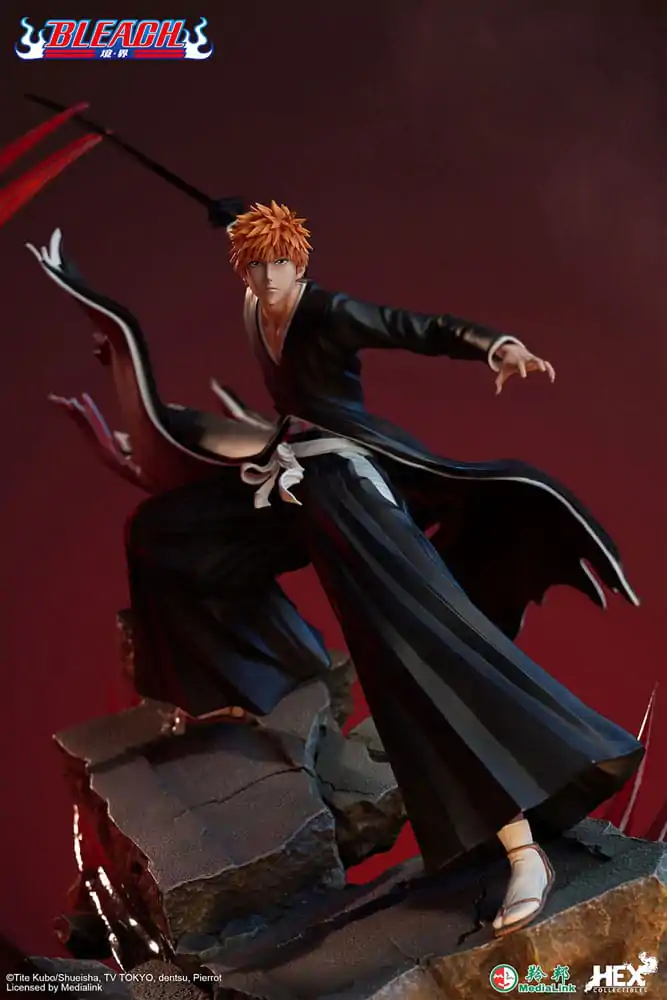 Bleach Elite Dynamic Statue 1/6 Ichigo Kurosaki 51 cm termékfotó