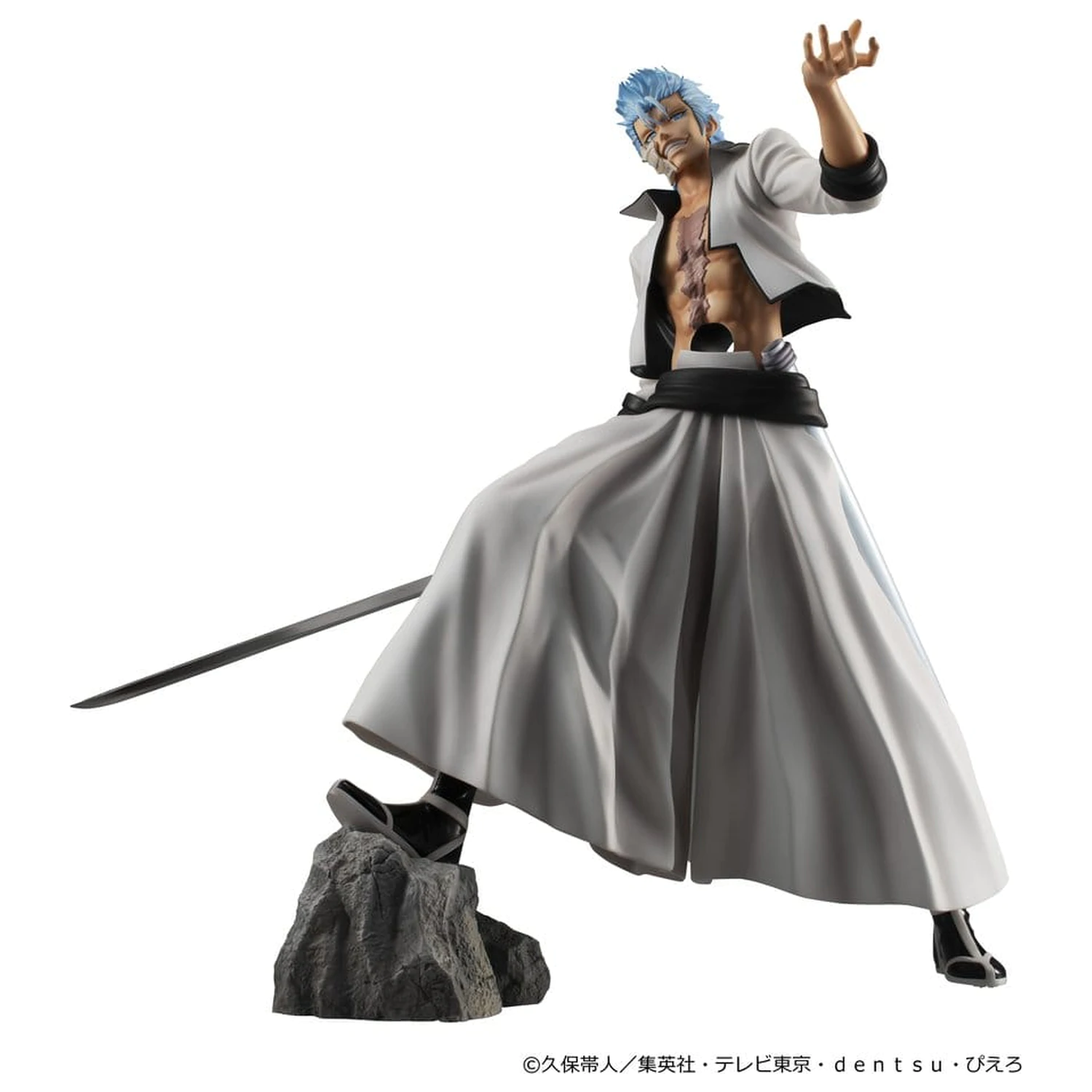 Bleach G.E.M. Series PVC Figure Grimmjow Jaegerjaquez 25 cm (Repeat) product photo