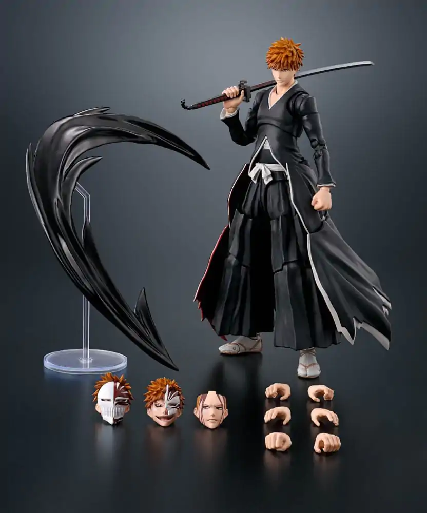 Bleach S.H. Figuarts Action Figure Ichigo Kurosaki Getsugatensho 15 cm product photo