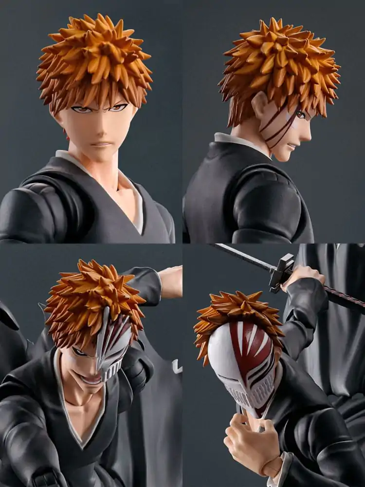 Bleach S.H. Figuarts Action Figure Ichigo Kurosaki Getsugatensho 15 cm product photo