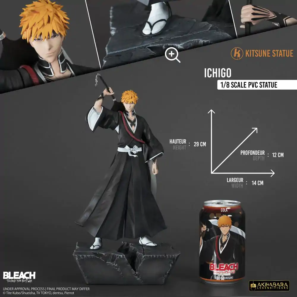 Bleach: Thousand-Year Blood War Figure PVC Statue 1/8 Ichigo 29 cm product photo