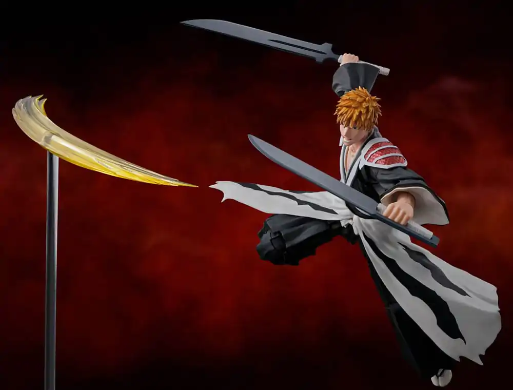 Bleach: Thousand-Year Blood War S.H. Figuarts Action Figure Ichigo Kurosaki Dual Zangetsu 16 cm termékfotó