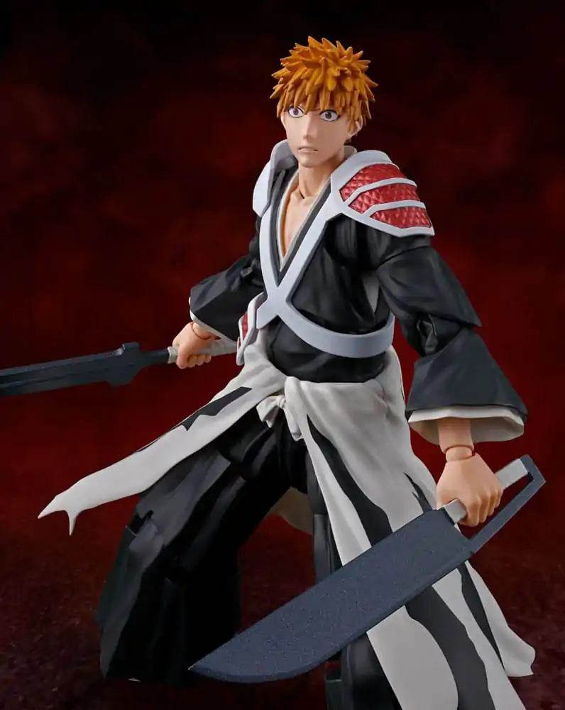 Bleach: Thousand-Year Blood War S.H. Figuarts Action Figure Ichigo Kurosaki Dual Zangetsu 16 cm termékfotó