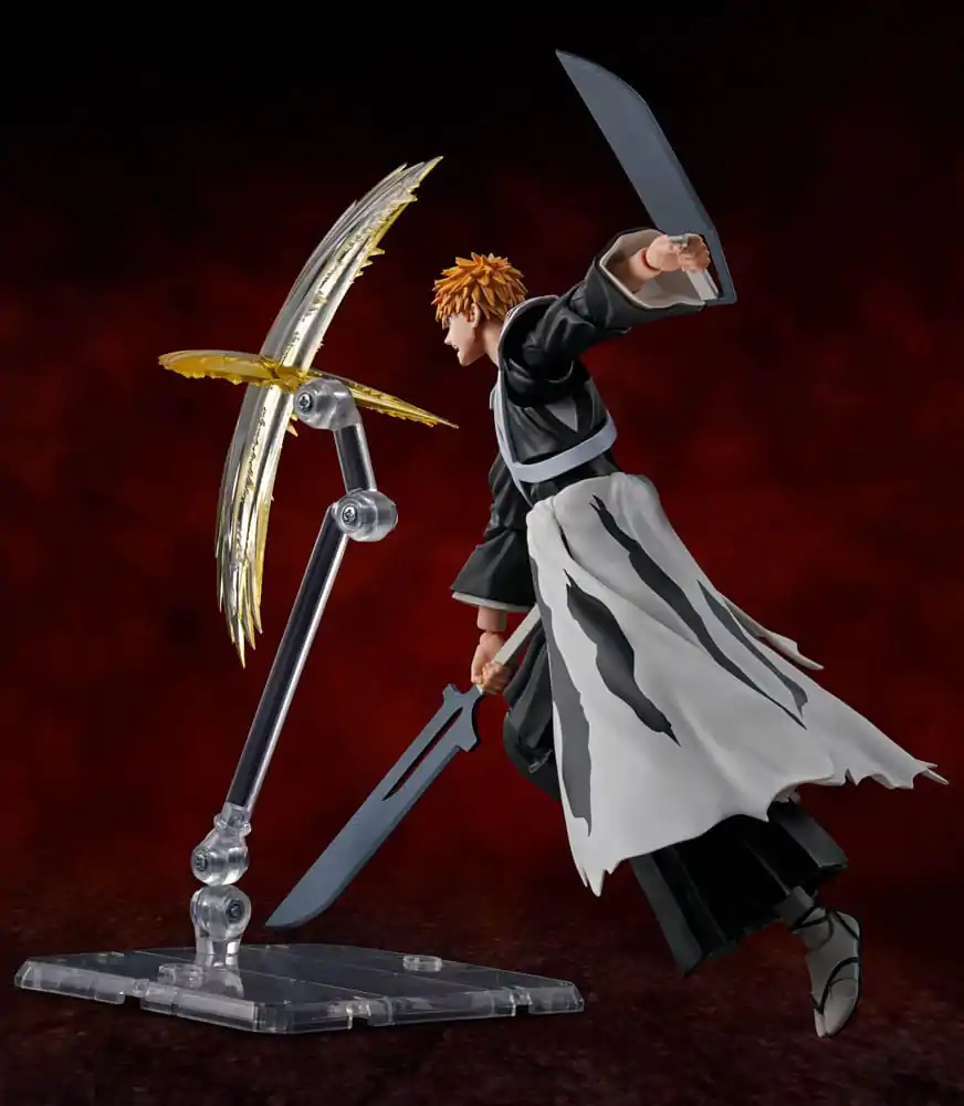 Bleach: Thousand-Year Blood War S.H. Figuarts Action Figure Ichigo Kurosaki Dual Zangetsu 16 cm termékfotó