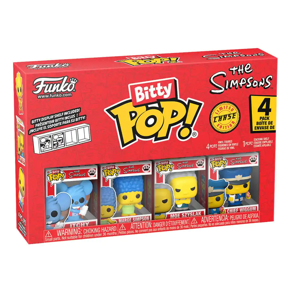Bitty Funko POP The Simpsons Vinyl Figure 4-Pack Itchy product photo