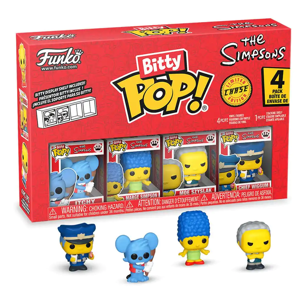 Bitty Funko POP The Simpsons Vinyl Figure 4-Pack Itchy product photo