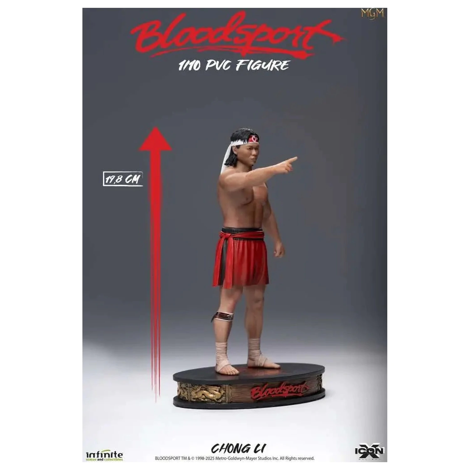 Bloodsport Chong Li Figure 1/10 Icon X 19.8cm product photo