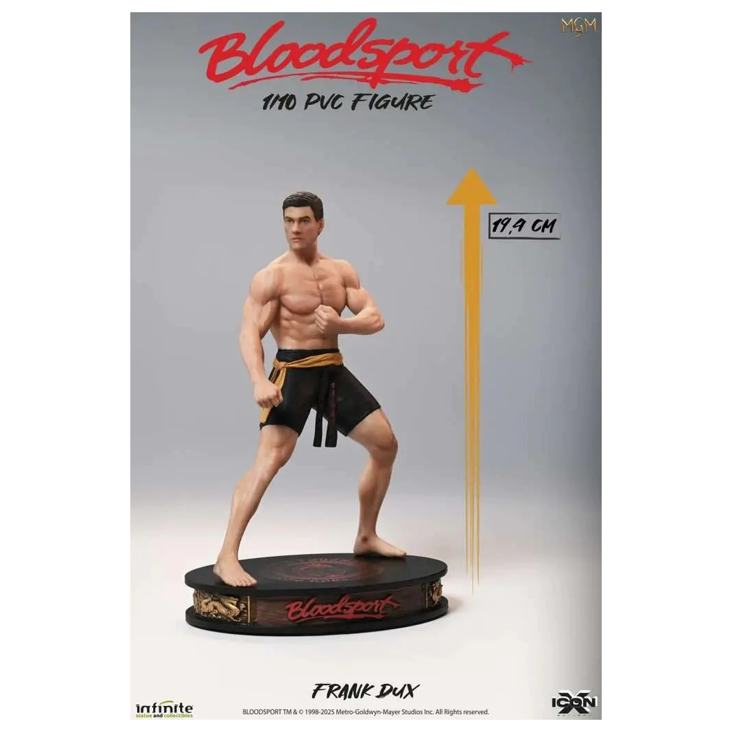 BLOODSPORT Frank Dux Figure 1/10 Icon X 19.4cm product photo