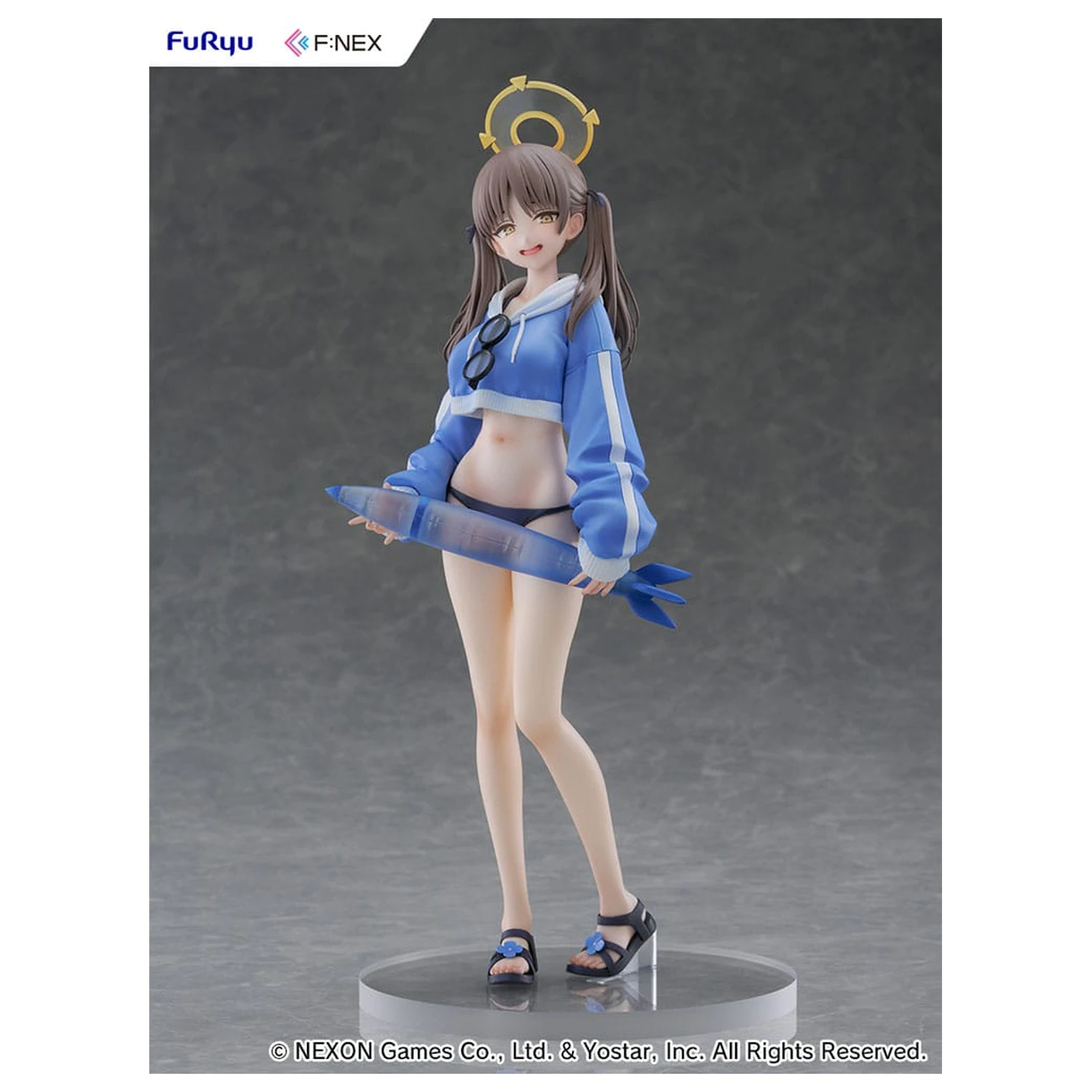 Blue Archiv F:Nex PVC Statue 1/7 Moe (Swimsuit) 27 cm            product photo