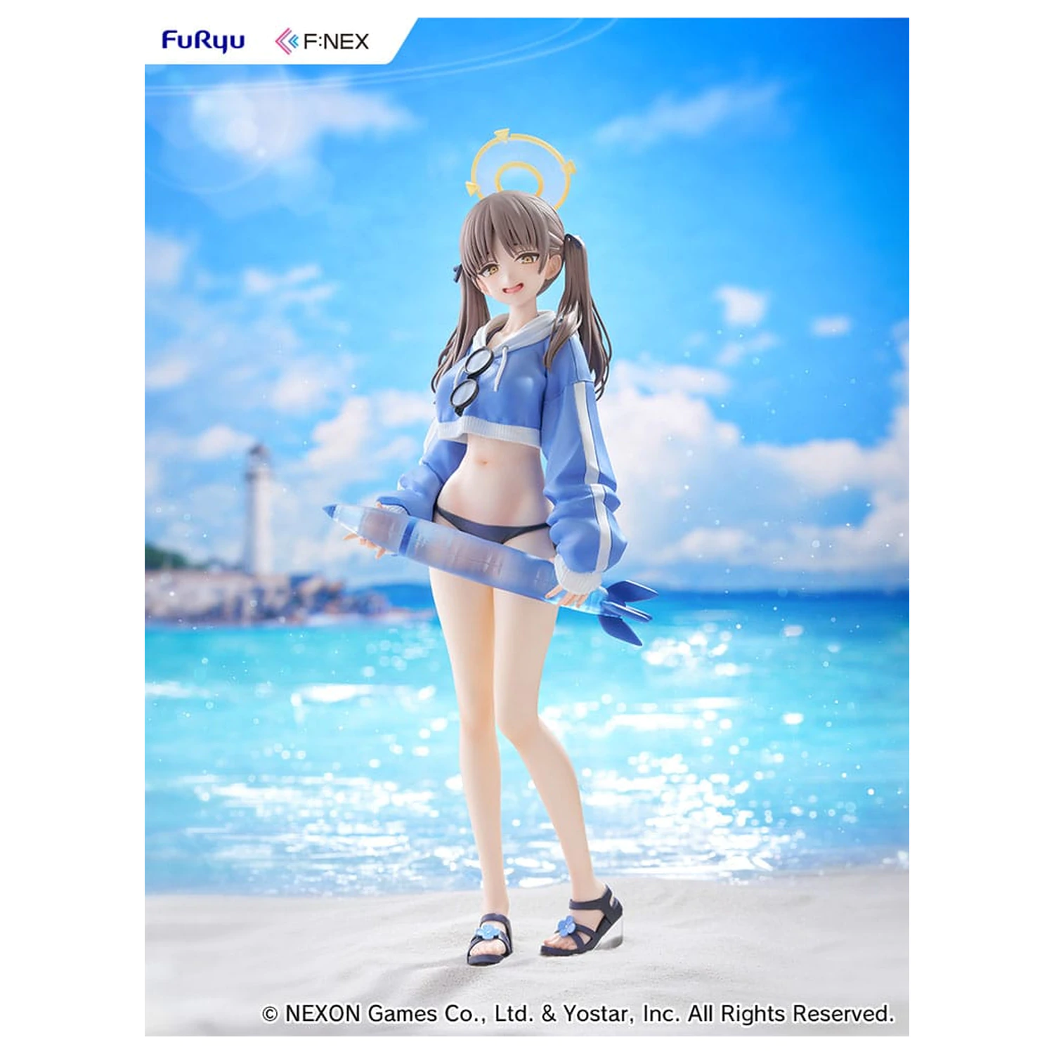 Blue Archiv F:Nex PVC Statue 1/7 Moe (Swimsuit) 27 cm            product photo
