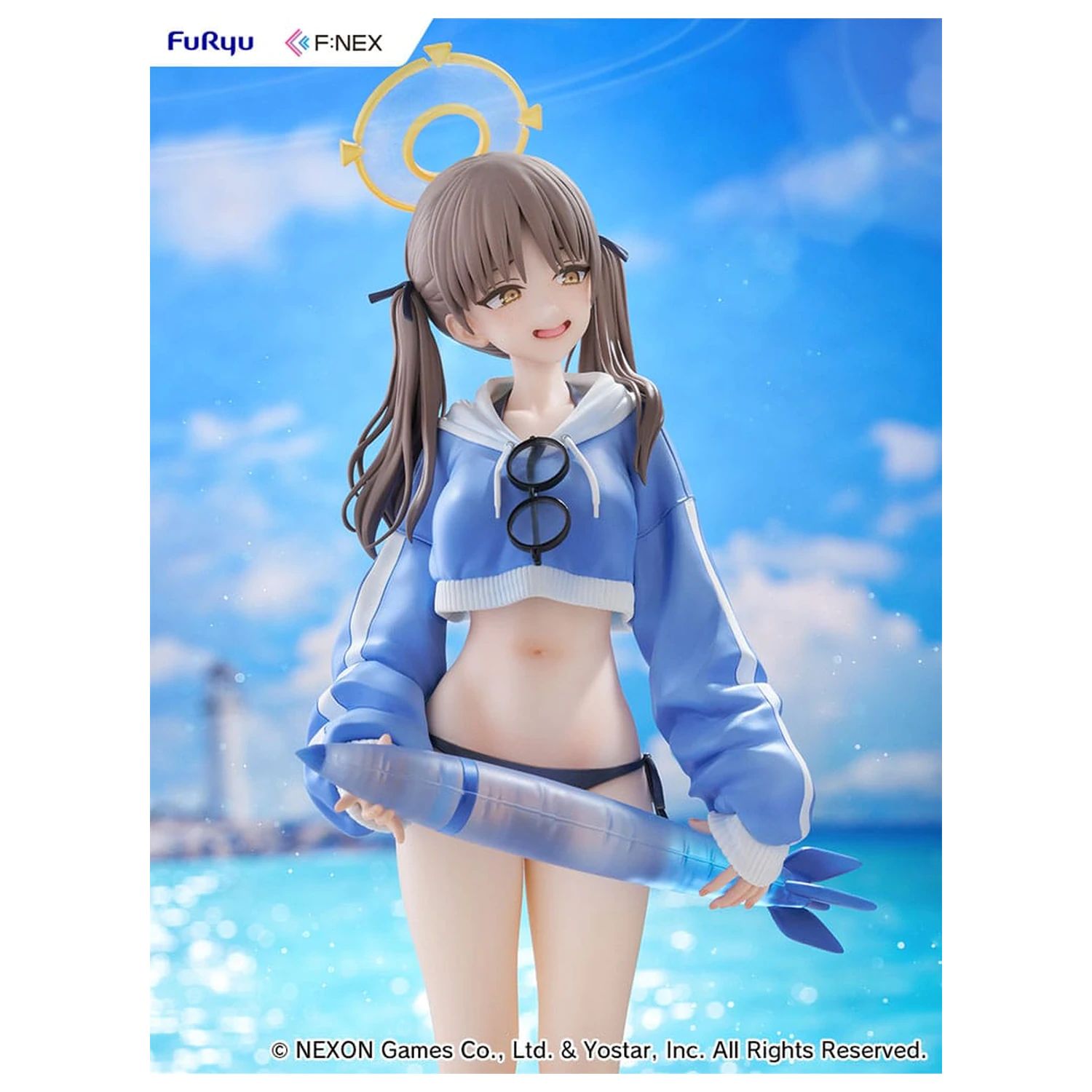 Blue Archiv F:Nex PVC Statue 1/7 Moe (Swimsuit) 27 cm            product photo