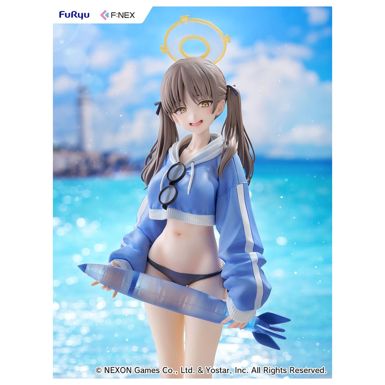 Blue Archiv F:Nex PVC Statue 1/7 Moe (Swimsuit) 27 cm            product photo