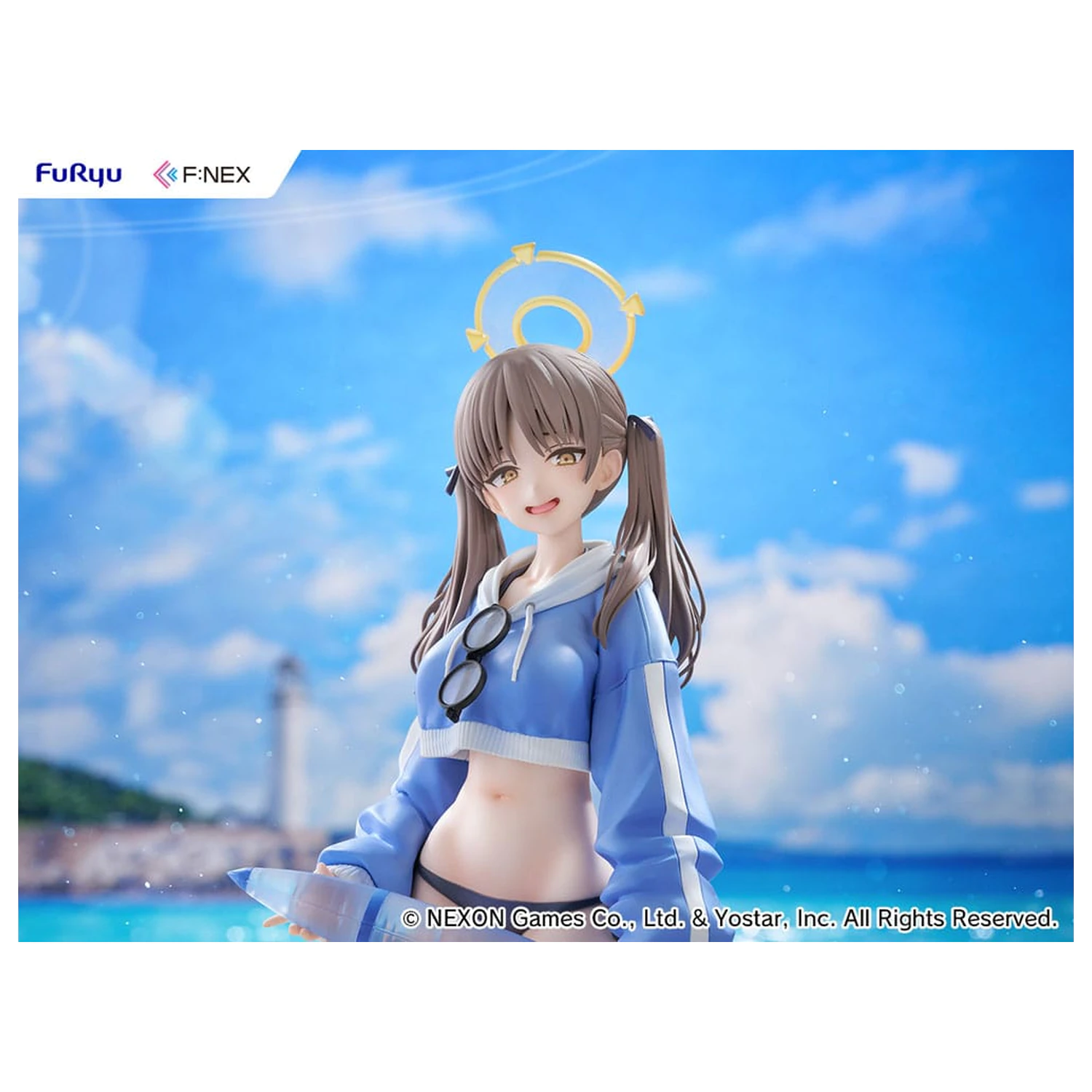 Blue Archiv F:Nex PVC Statue 1/7 Moe (Swimsuit) 27 cm            product photo