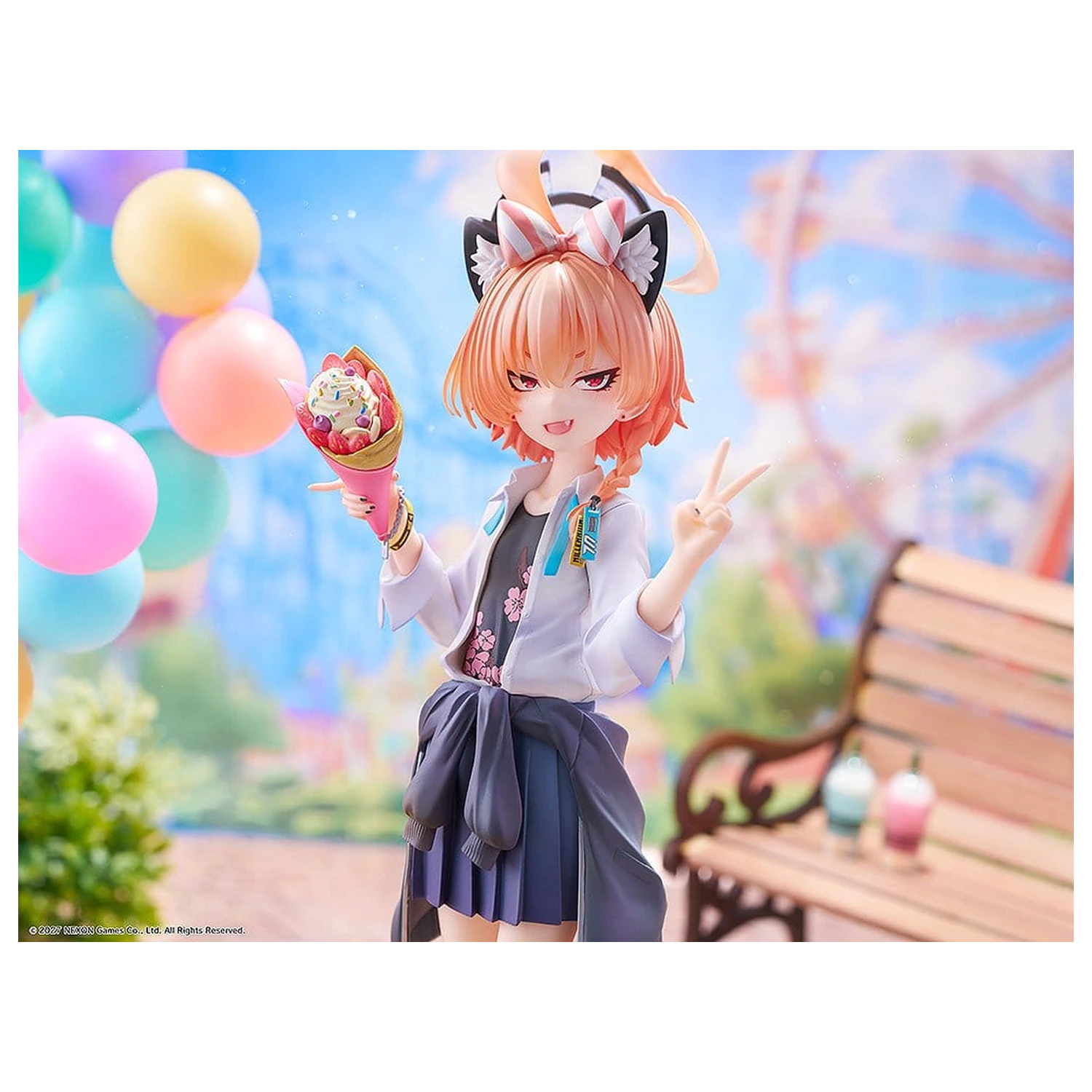 Blue Archive PVC Figure 1/7 Neru (School): Memorial Lobby Ver. 22 cm product photo