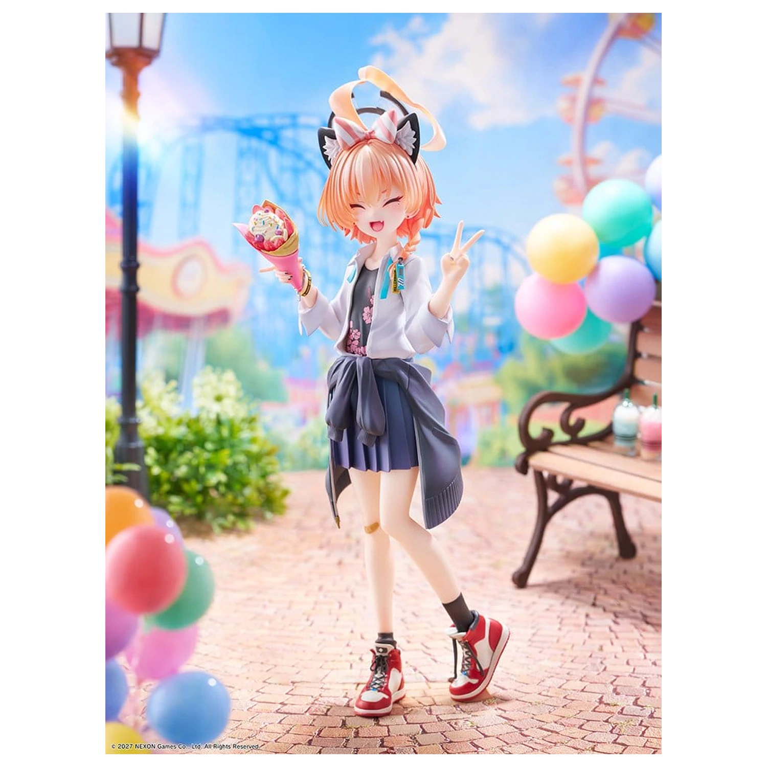 Blue Archive PVC Figure 1/7 Neru (School): Memorial Lobby Ver. 22 cm product photo