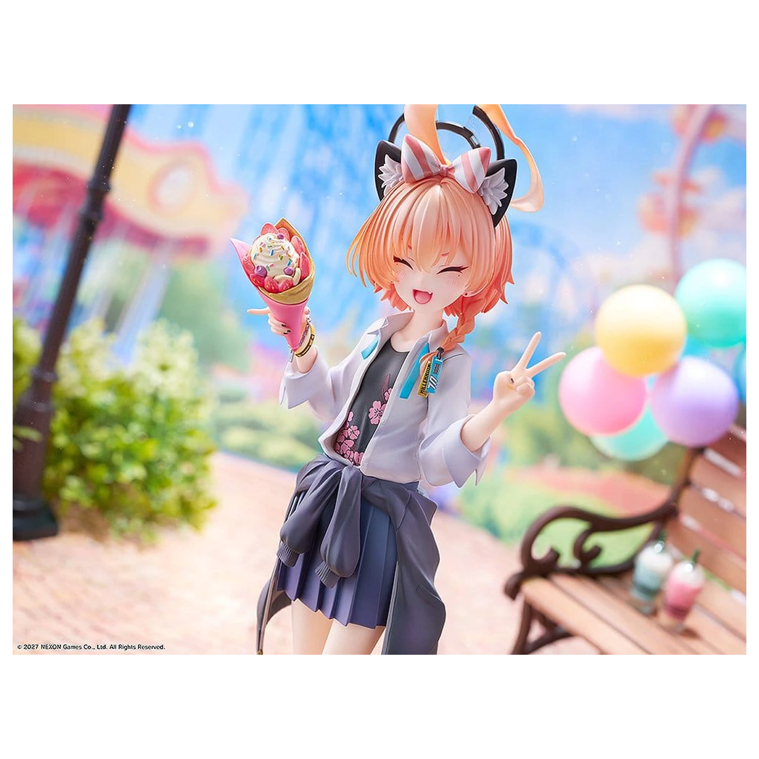 Blue Archive PVC Figure 1/7 Neru (School): Memorial Lobby Ver. 22 cm product photo