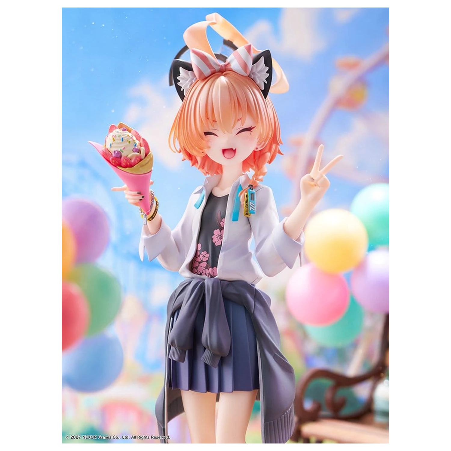 Blue Archive PVC Figure 1/7 Neru (School): Memorial Lobby Ver. 22 cm product photo