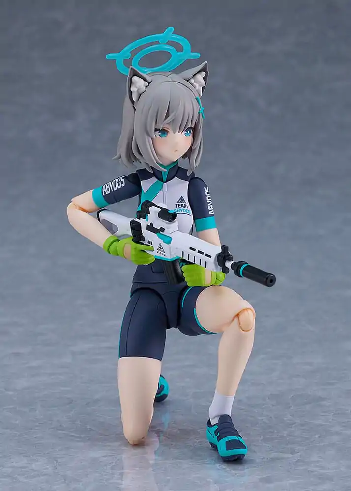 Blue Archive Figma Action Figure Shiroko Sunaookami Cycling 15 cm termékfotó