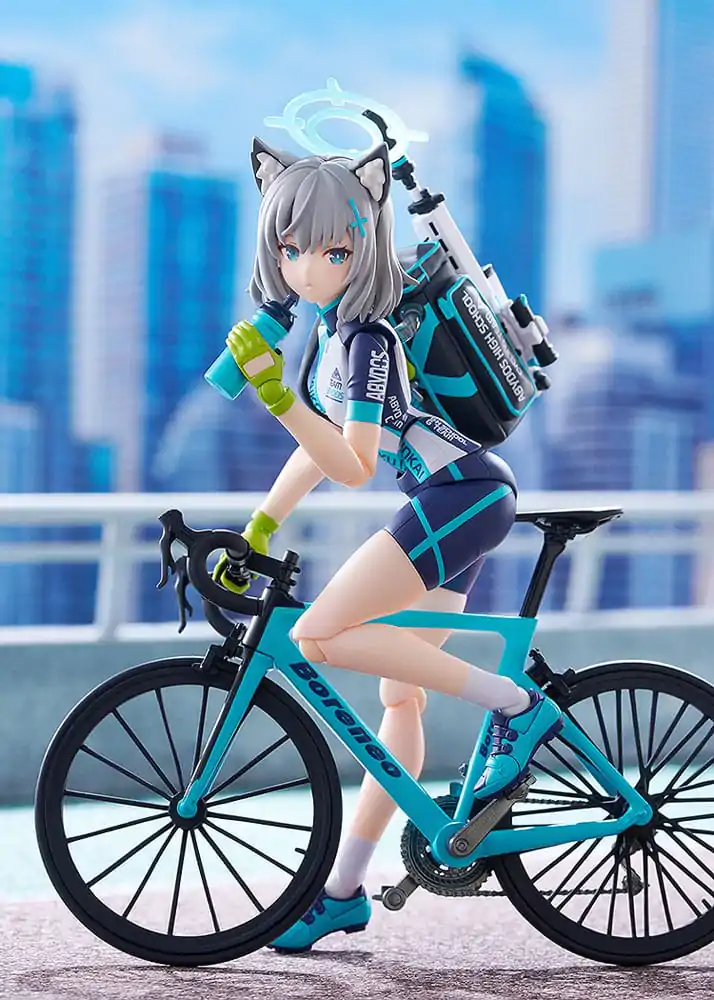 Blue Archive Figma Action Figure Shiroko Sunaookami Cycling DX Edition 15 cm termékfotó