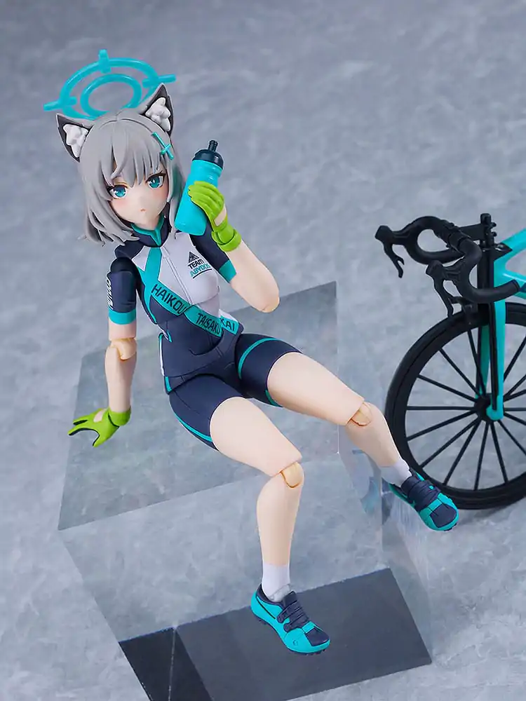 Blue Archive Figma Action Figure Shiroko Sunaookami Cycling DX Edition 15 cm termékfotó