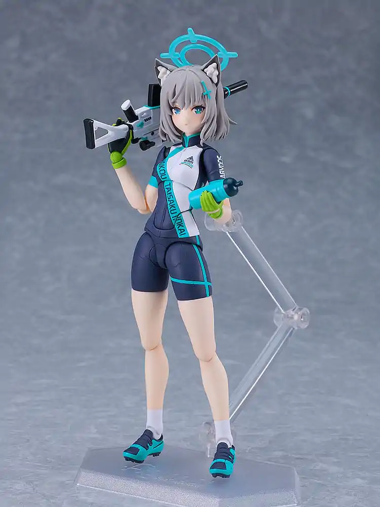 Blue Archive Figma Action Figure Shiroko Sunaookami Cycling DX Edition 15 cm termékfotó