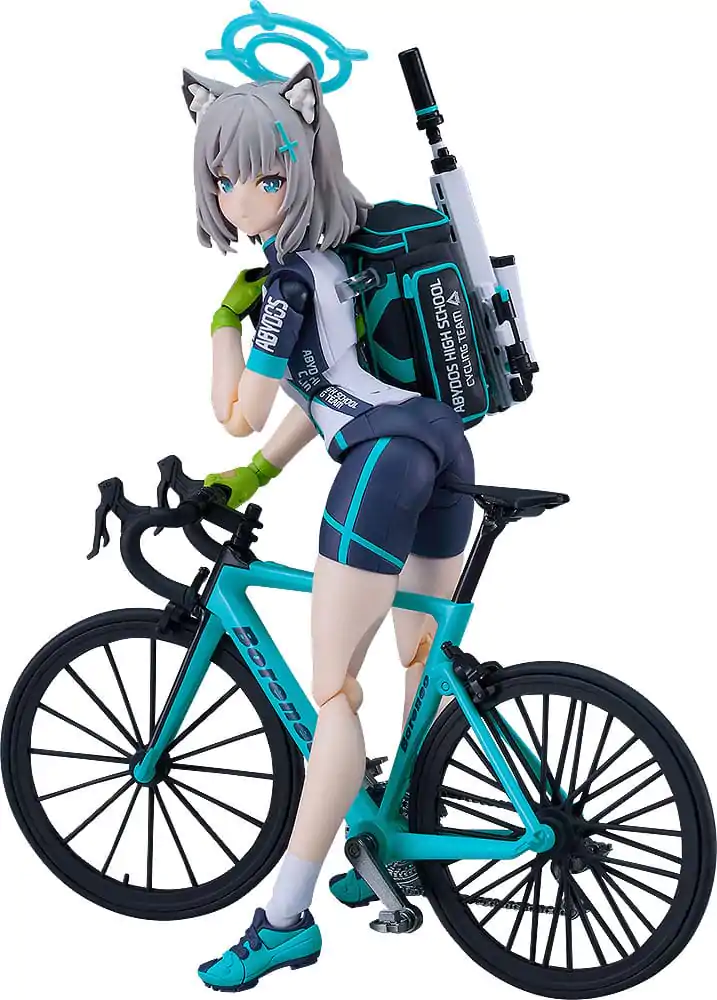 Blue Archive Figma Action Figure Shiroko Sunaookami Cycling DX Edition 15 cm termékfotó