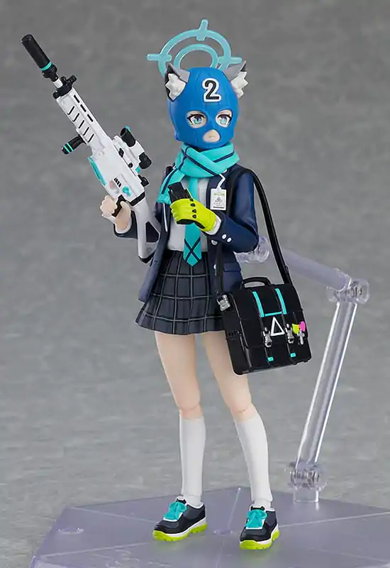 Blue Archive Figma Action Figure Shiroko Sunaookami (re-run) 15 cm product photo