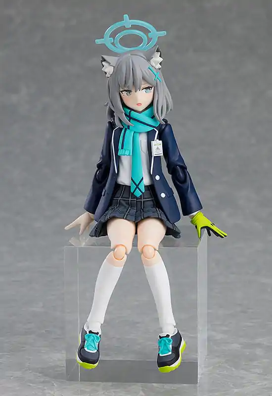 Blue Archive Figma Action Figure Shiroko Sunaookami (re-run) 15 cm product photo