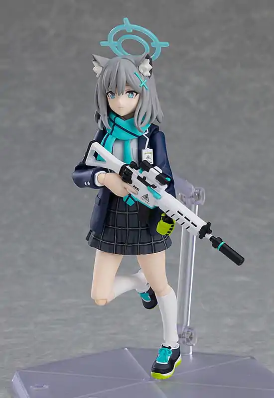 Blue Archive Figma Action Figure Shiroko Sunaookami (re-run) 15 cm product photo