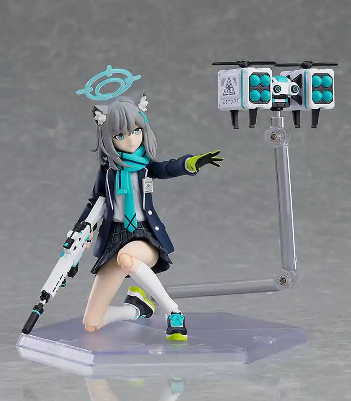 Blue Archive Figma Action Figure Shiroko Sunaookami (re-run) 15 cm product photo