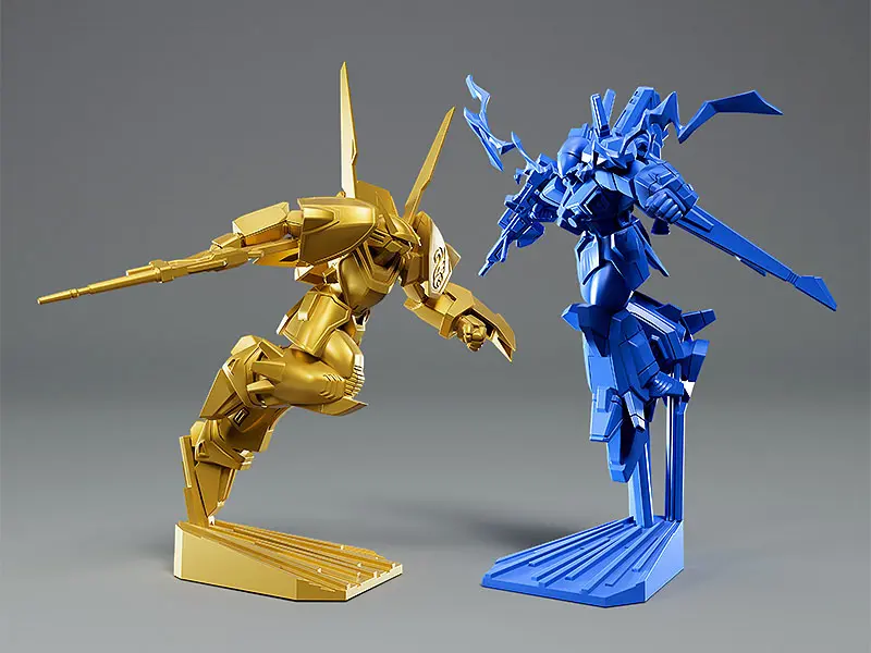 Blue Comet SPT Layzner Plastic Model Kits PLAMAX MF-73 minimum factory Layzner &amp; Zakaal: SPT Color Ver. 7 cm product photo