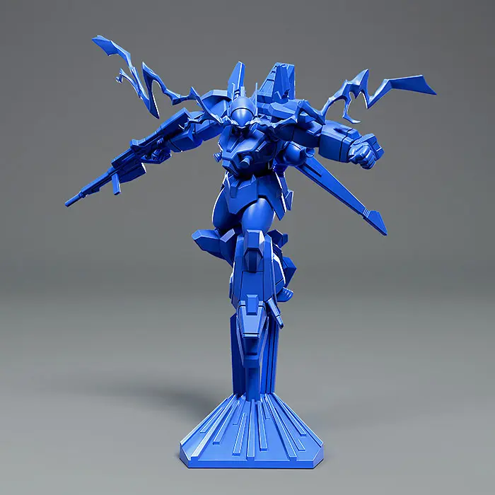 Blue Comet SPT Layzner Plastic Model Kits PLAMAX MF-73 minimum factory Layzner &amp; Zakaal: SPT Color Ver. 7 cm product photo