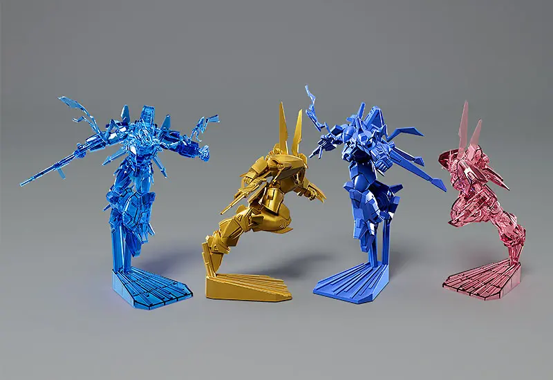 Blue Comet SPT Layzner Plastic Model Kits PLAMAX MF-74 minimum factory Layzner &amp; Zakaal: V-MAX Color Ver. 7 cm product photo
