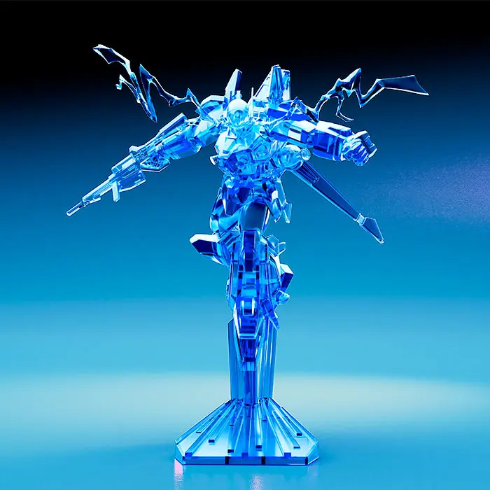 Blue Comet SPT Layzner Plastic Model Kits PLAMAX MF-74 minimum factory Layzner &amp; Zakaal: V-MAX Color Ver. 7 cm product photo