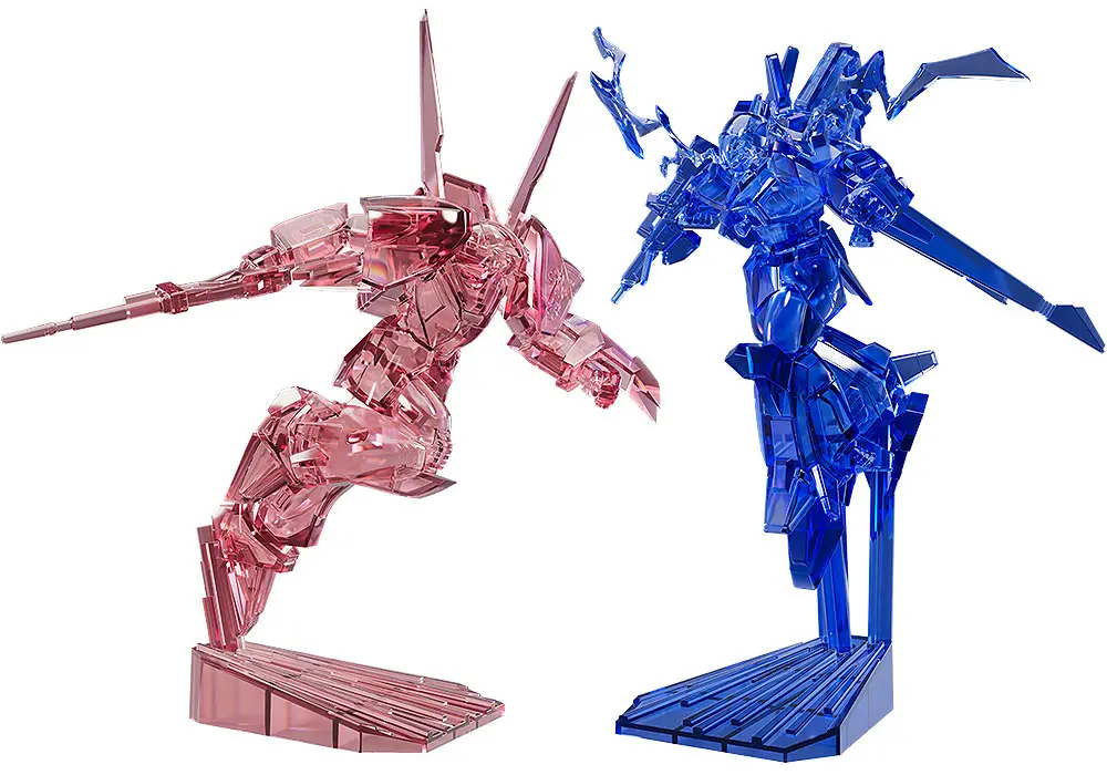 Blue Comet SPT Layzner Plastic Model Kits PLAMAX MF-74 minimum factory Layzner &amp; Zakaal: V-MAX Color Ver. 7 cm product photo