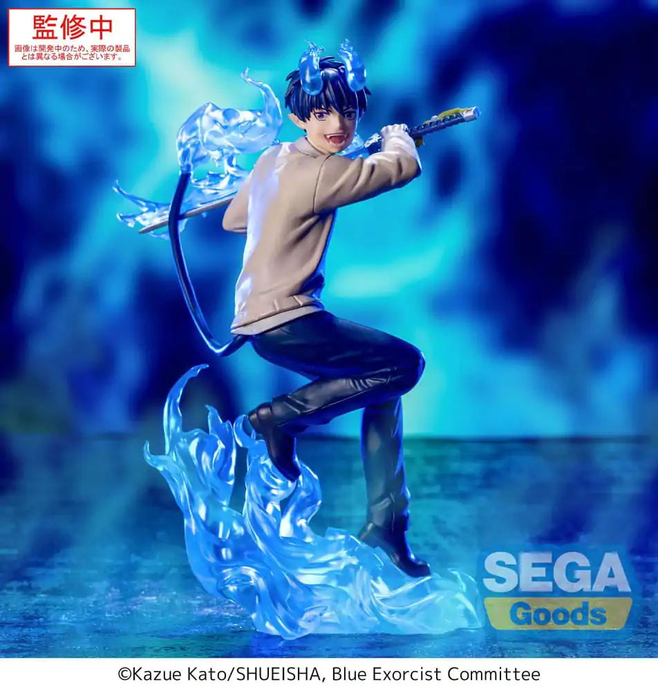 Blue Exorcist Shimane Illuminati Saga Xross Link PVC Statue Rin Okumura 18 cm product photo
