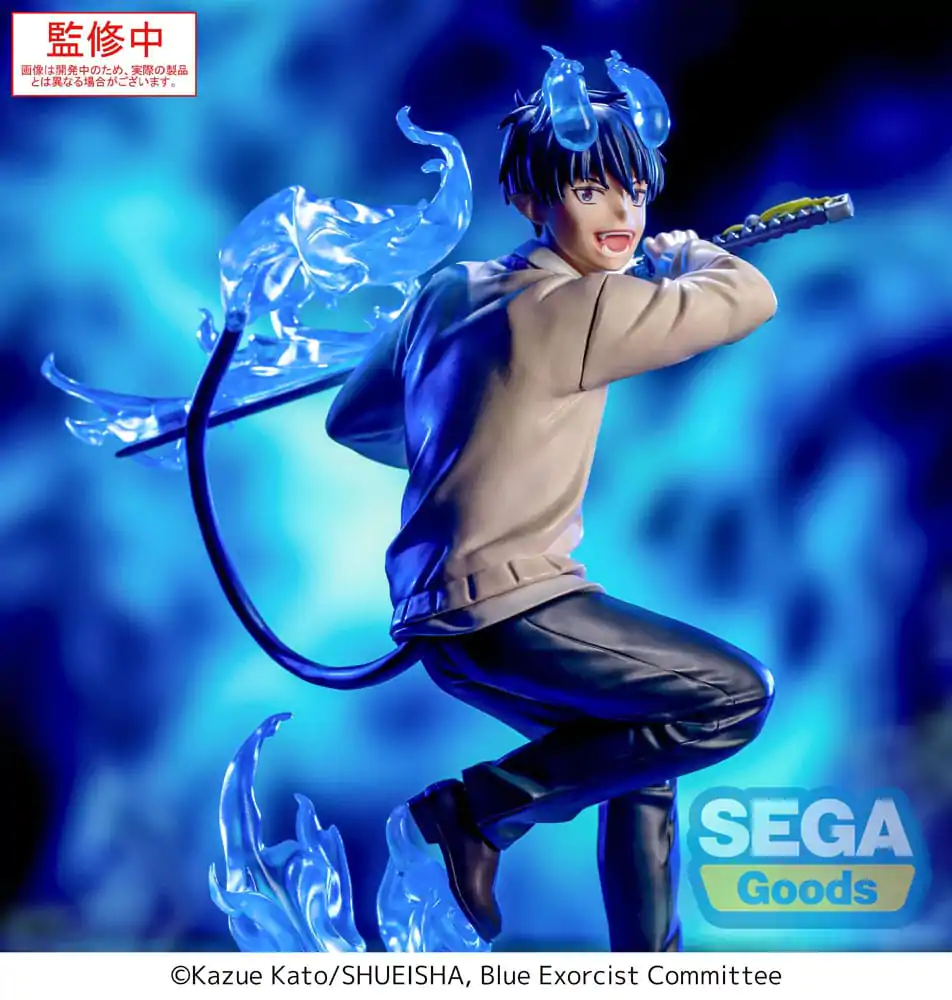 Blue Exorcist Shimane Illuminati Saga Xross Link PVC Statue Rin Okumura 18 cm product photo