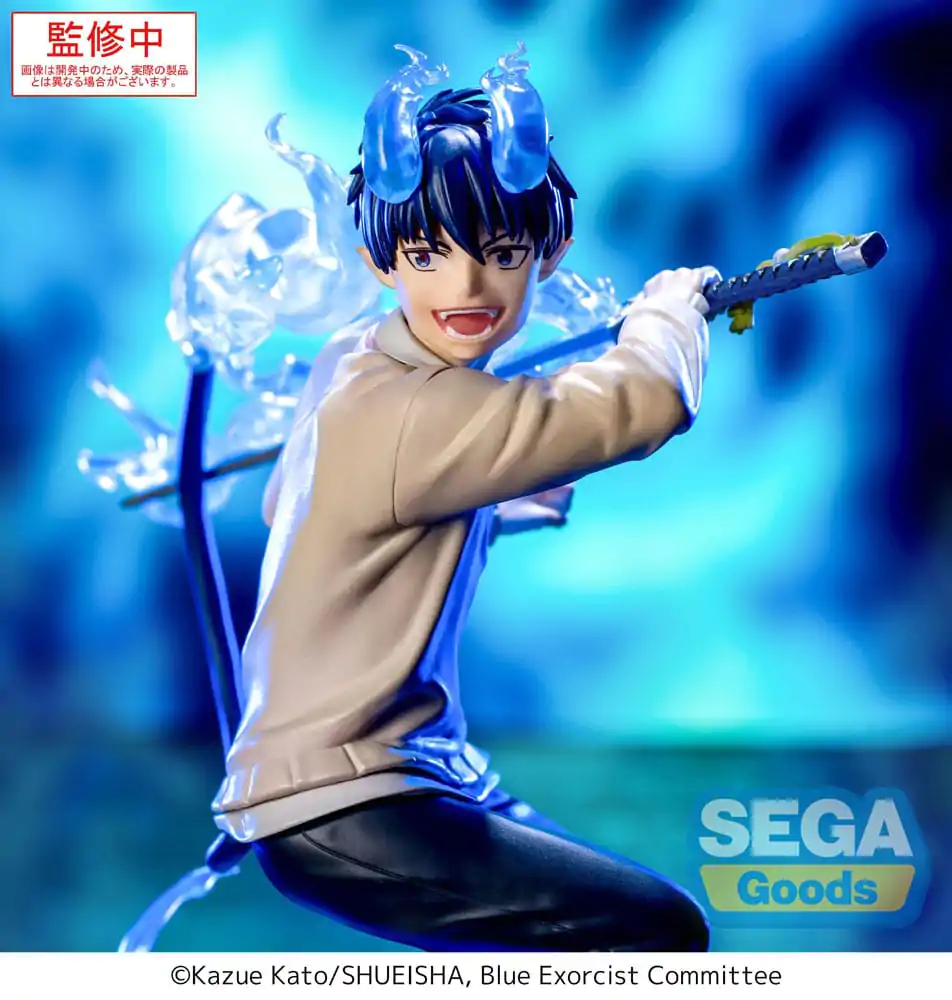 Blue Exorcist Shimane Illuminati Saga Xross Link PVC Statue Rin Okumura 18 cm product photo