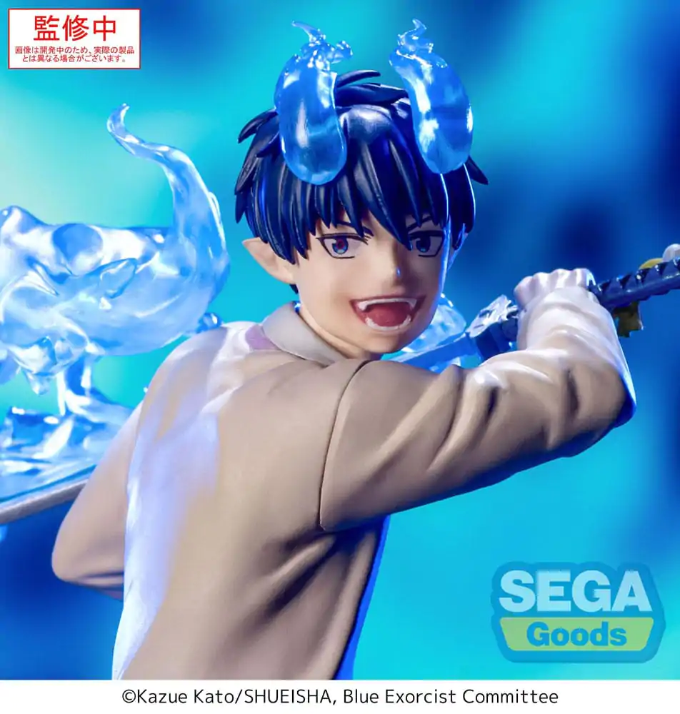 Blue Exorcist Shimane Illuminati Saga Xross Link PVC Statue Rin Okumura 18 cm product photo