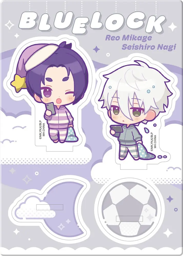 Blue Lock Acrylic Stand Buddycolle Good Night Ver. 3 Seishiro Nagi & Reo Mikage 14 cm termékfotó