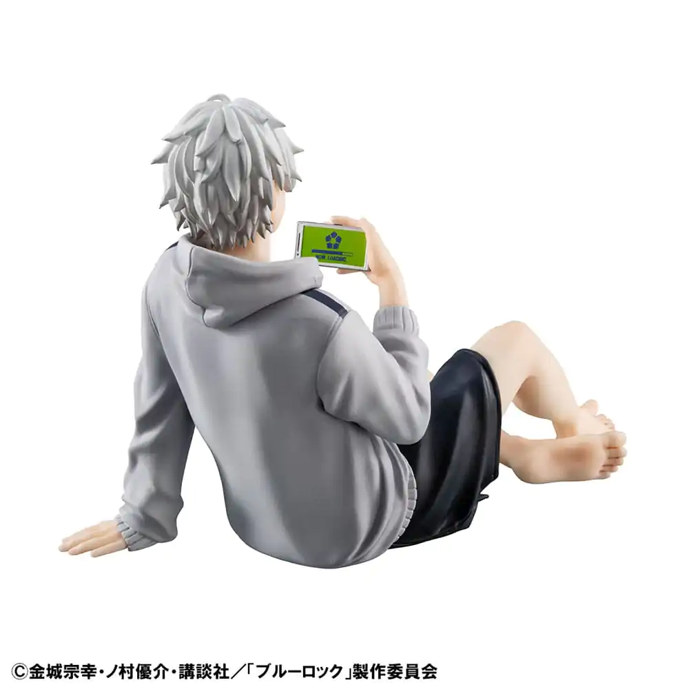 Blue Lock G.E.M. Series PVC Statue Seishiro Nagi Repaint Ver. Palm Size 9 cm product photo