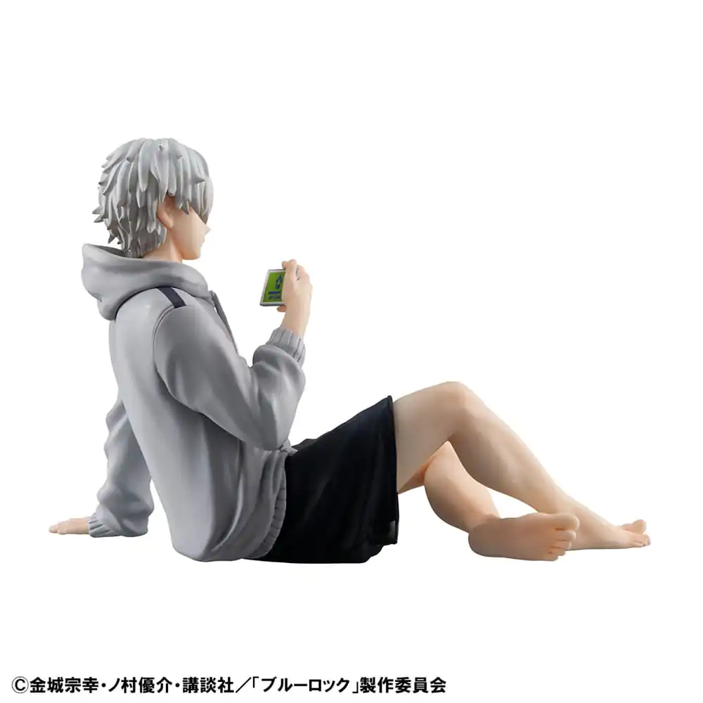 Blue Lock G.E.M. Series PVC Statue Seishiro Nagi Repaint Ver. Palm Size 9 cm product photo