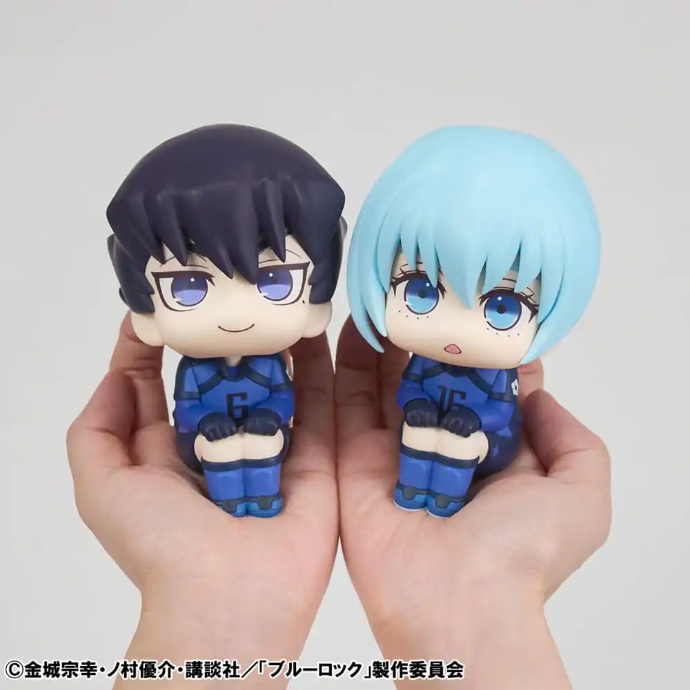 Blue Lock Look Up PVC Statue Tabito Karasu &amp; Yo Hiori Set (with gift) 11 cm product photo