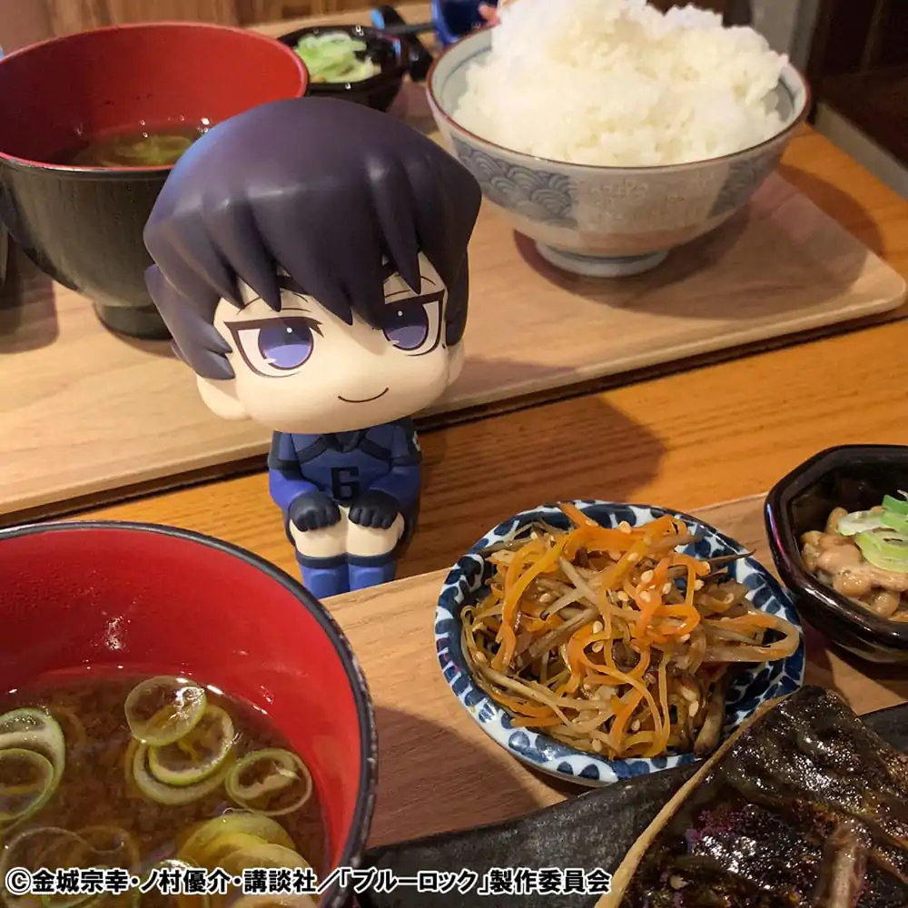 Blue Lock Look Up PVC Statue Tabito Karasu &amp; Yo Hiori Set (with gift) 11 cm product photo